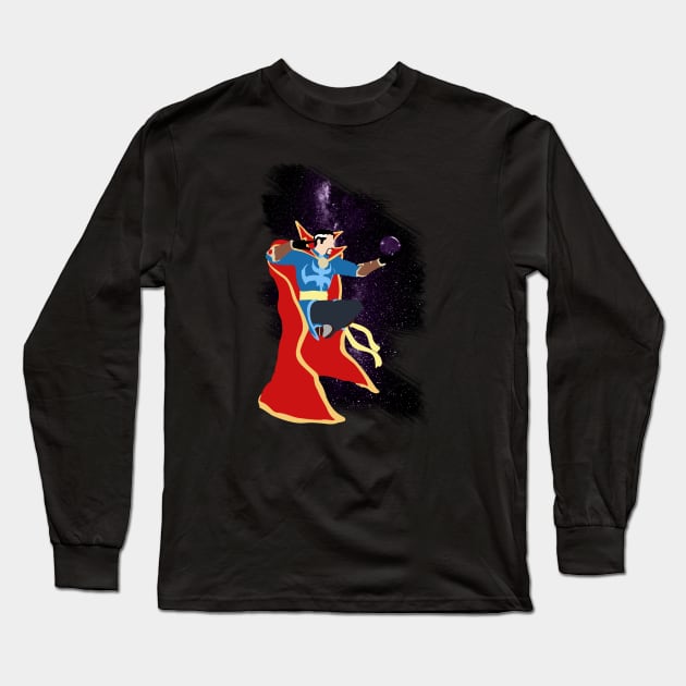 Strange Space Long Sleeve T-Shirt by Kaztiel